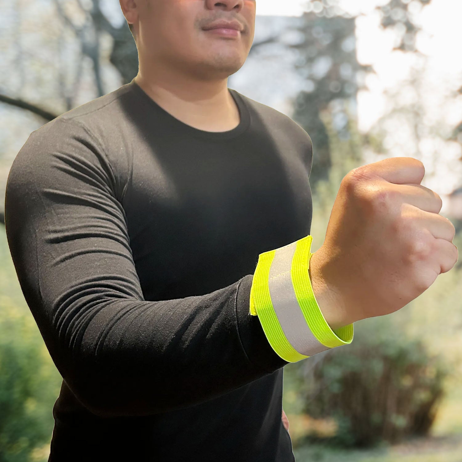 High Visibility Reflective Safety Bands for Wrist, Arm, Ankle & Leg - Reflective Gear with Adjustable Straps for Night Walking, Cycling, Running & Outdoor Activities