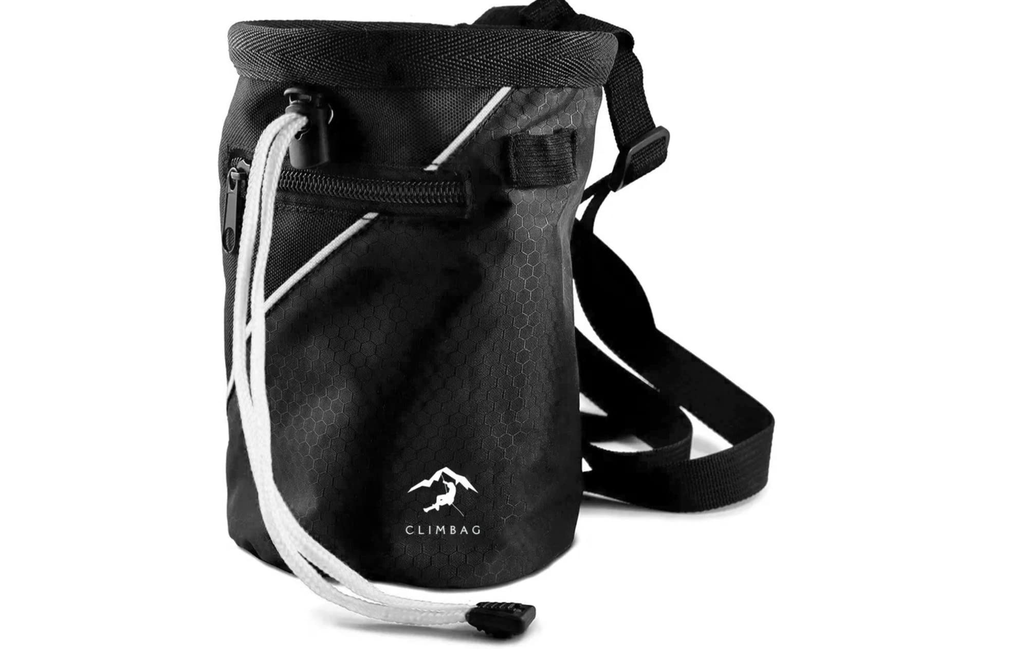 **Chalk Bag with Chalk Ball - Ideal for Rock Climbing, Gymnastics & Weightlifting - Enhances Grip & Keeps Hands Dry - Perfect for Intense Training & Workouts - Gym, Bouldering & Sports Accessory**