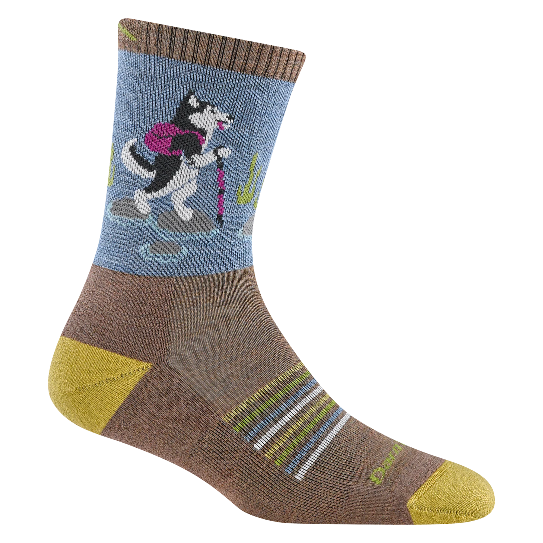 Darn Tough Women's Critter Club Hiker Lightweight Micro Crew Socks - Moisture-Wicking Hiking Socks for Outdoor Adventures & Everyday Comfort