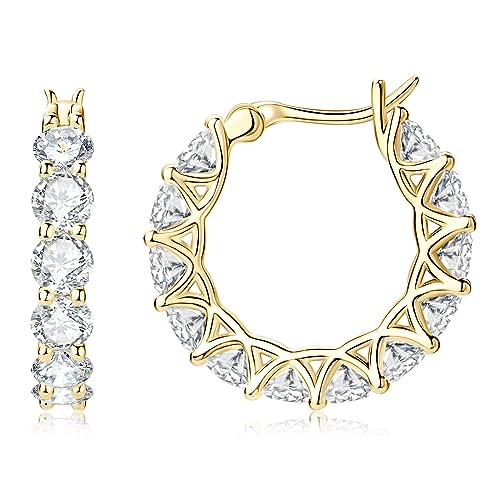 24pcs 4mm moissanites Yellow Gold