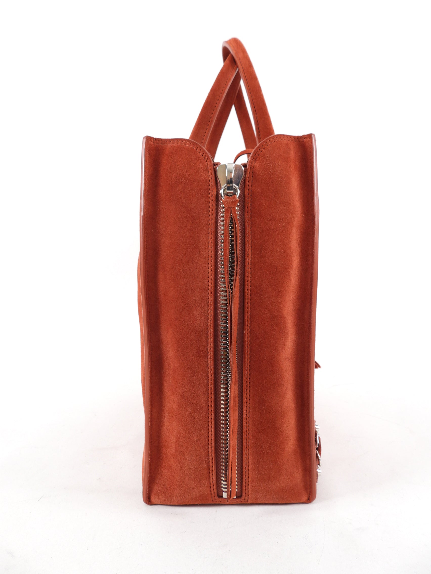Balenciaga Paprika Suede A4 Tote Bag for Women - Stylish Leather Handbag for Work, Office & Everyday Use