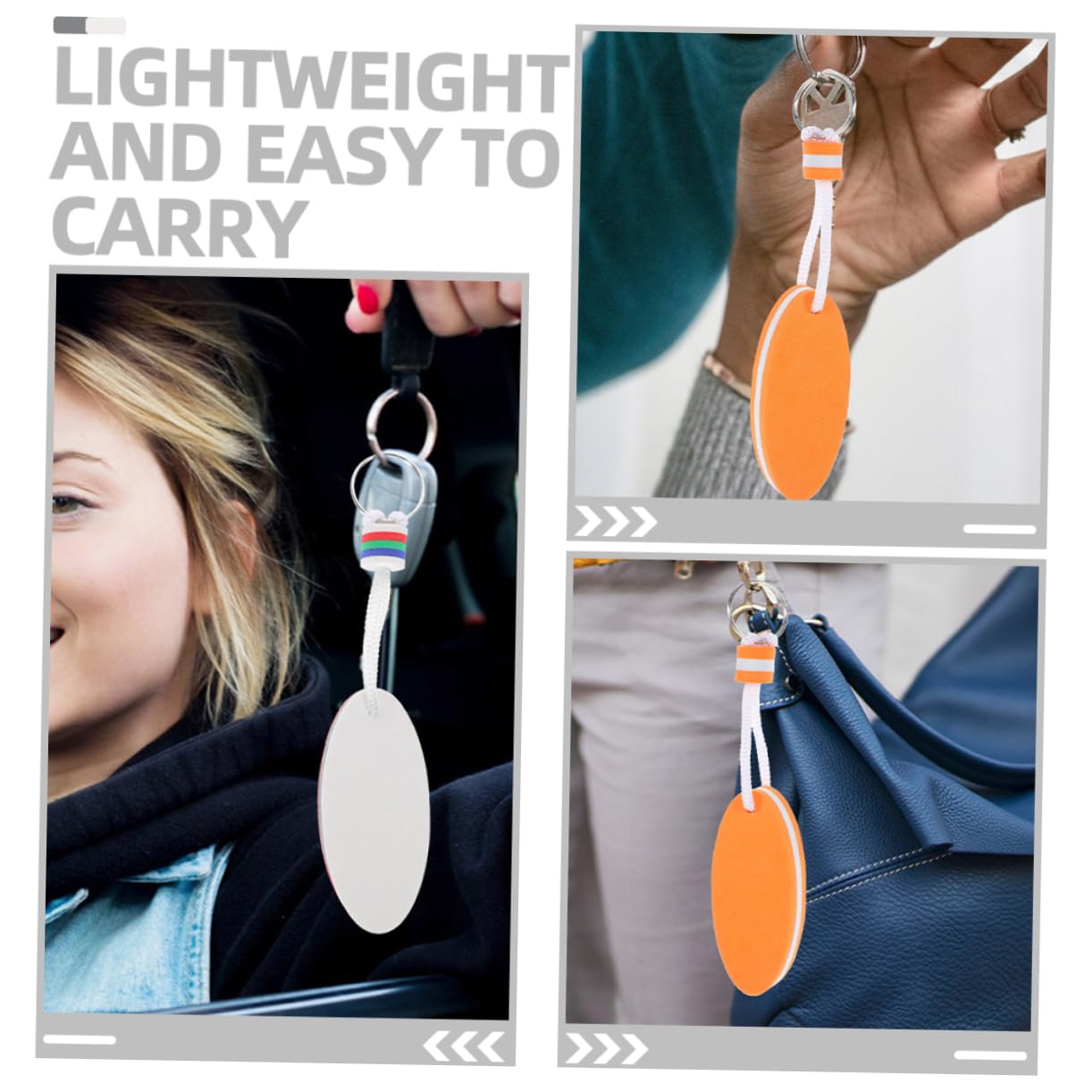 BCOATH 9-Piece EVA Boat Floating Keychain Set - Waterproof Surfboard Keyring for Boating, Swimming & Outdoor Activities - Perfect for Kayaking, Fishing & Beach Adventures