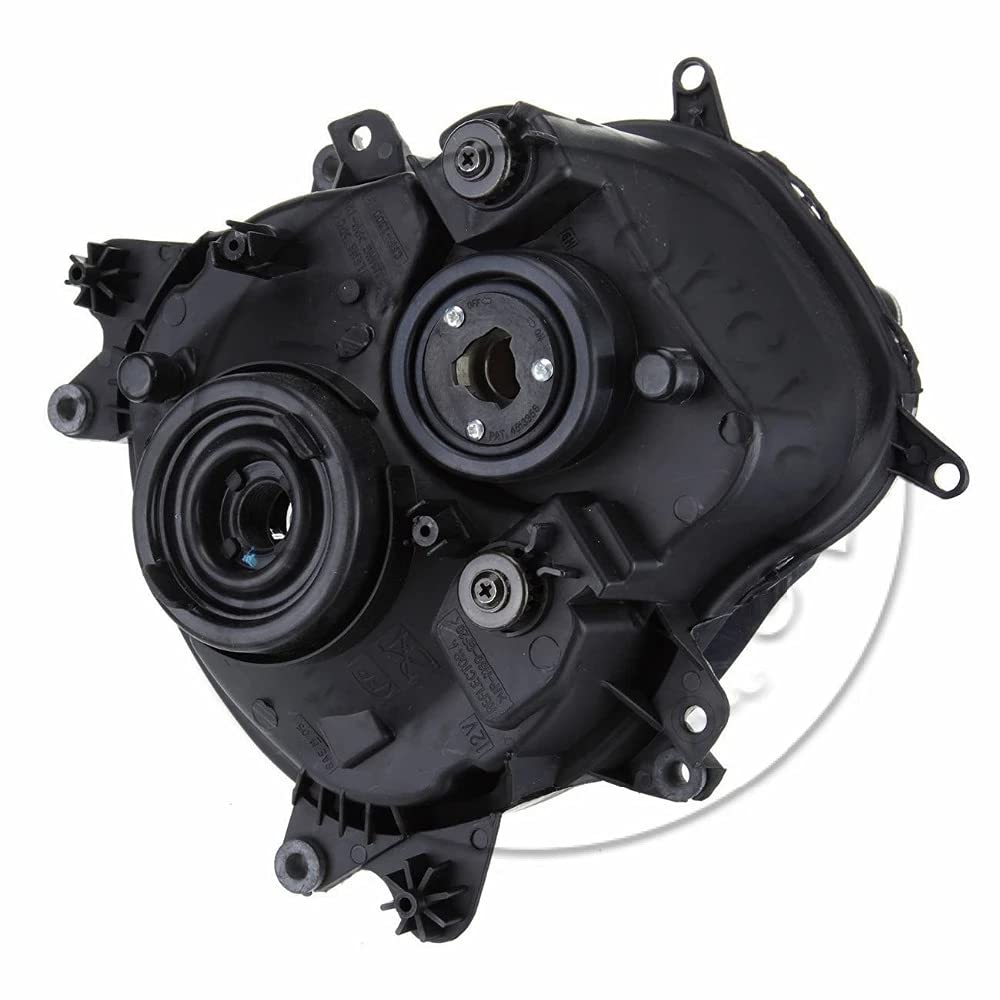 Suzuki GSX-R1000 2007-2008 Motorcycle Headlight Assembly - Clear Front Headlight Housing Replacement for GSXR1000 - Perfect for Night Riding & Off-Road Adventures
