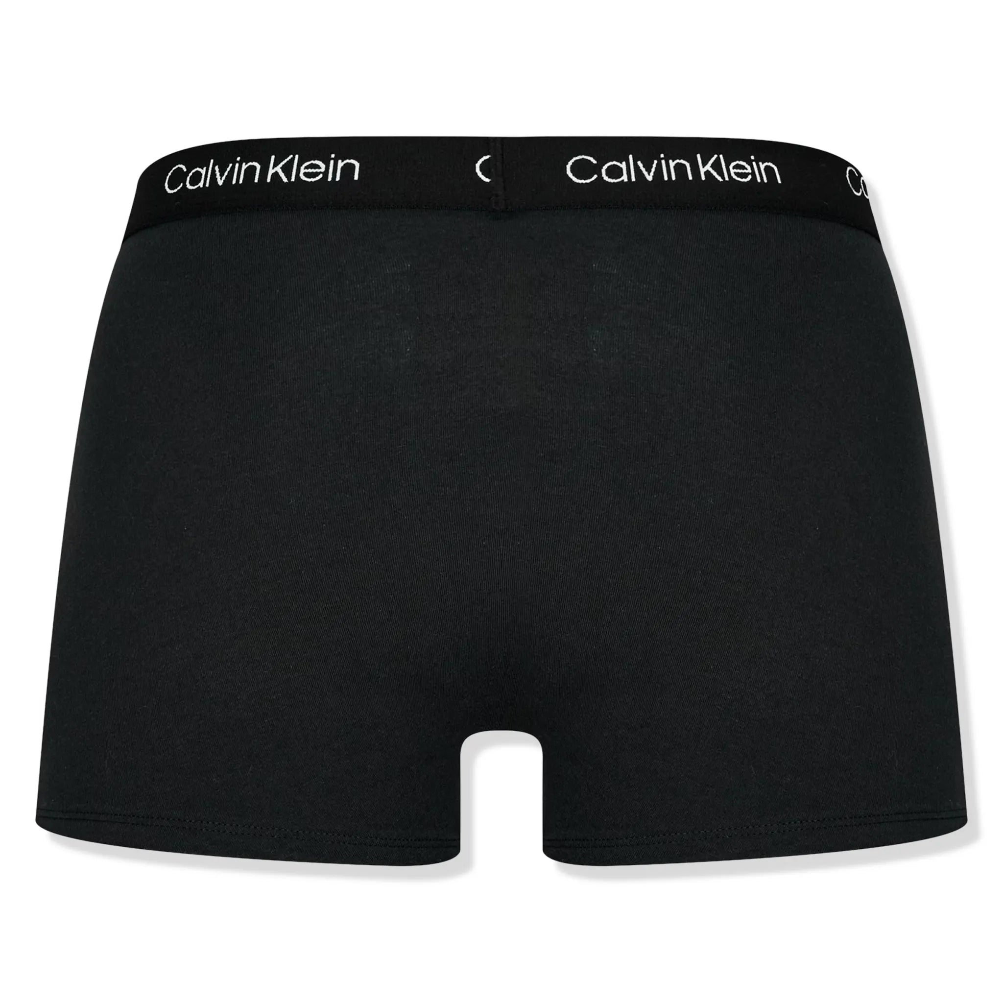 Calvin Klein Men's Black Cotton Trunks 2-Pack - Soft & Comfortable Underwear for Everyday Wear & Travel