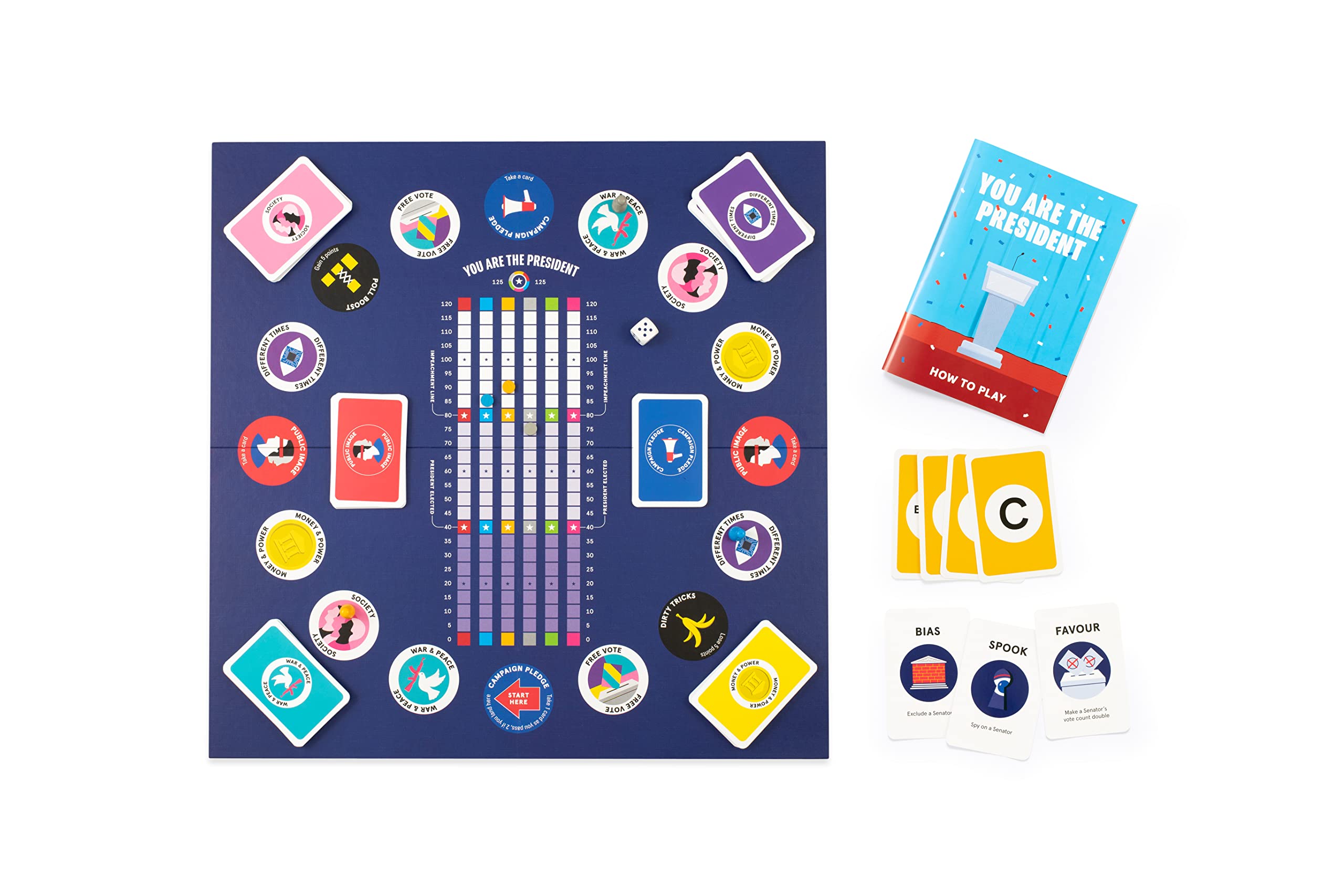 You Are The President - Strategic Decision-Making Board Game for Adults & Teens | Fun Political Simulation Game for Parties & Family Game Nights | Laurence King Publishing