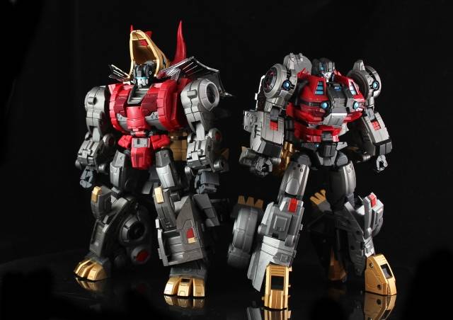 Fansproject Lost Exo Realm LER 02 Cubrar & Tekour Action Figures - Transformable Robot Toys for Collectors & Display - Perfect for Anime Fans, Sci-Fi Enthusiasts & Home Decor