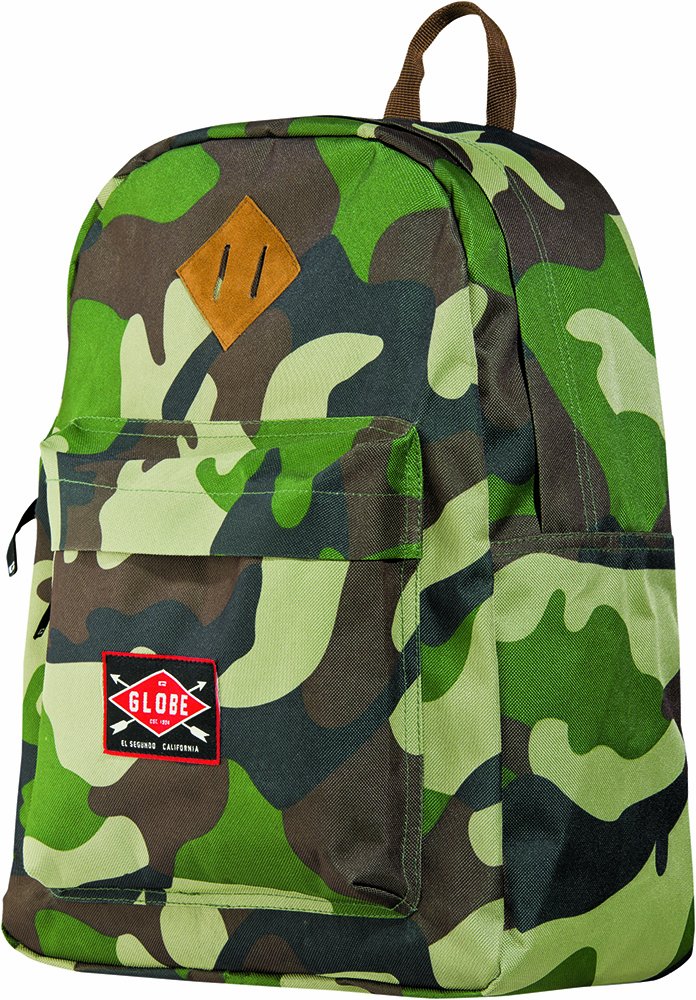 Globe Dux II 18L Camouflage Backpack - Lightweight Hiking & Travel Daypack for Outdoor Adventures, School & Commuting