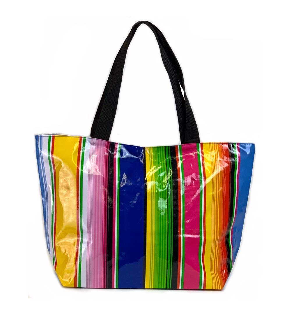 Alux Waterproof Tote Bag for Women - Large Durable Eco-Friendly Handbag for Work, Gym, Beach & Travel - Easy Clean Reusable Shopping Bag (Perfect for Commuting, Yoga Class & Weekend Getaways)