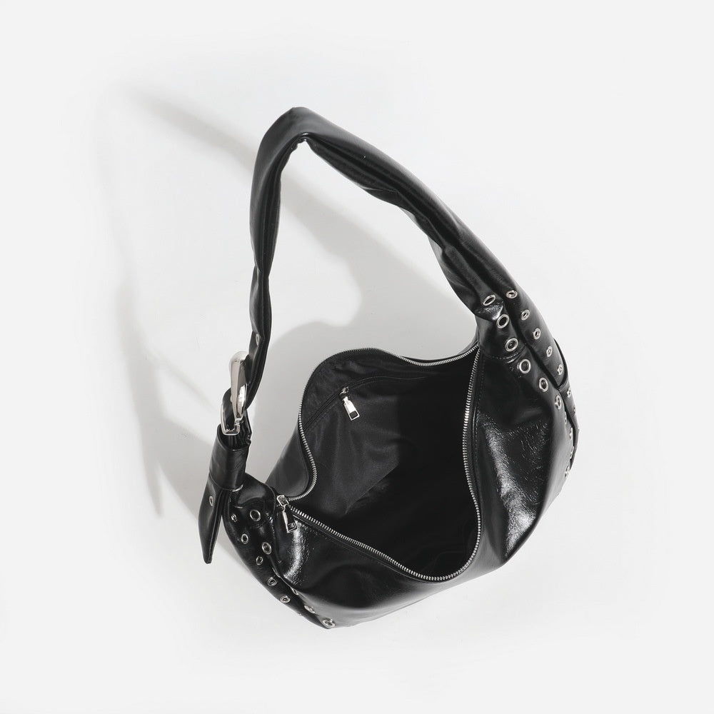 Vegan Leather Crossbody Bag for Women - Large Capacity Underarm Shoulder Bag, Stylish & Durable Dumpling Purse - Perfect for Work, Travel & Everyday Use