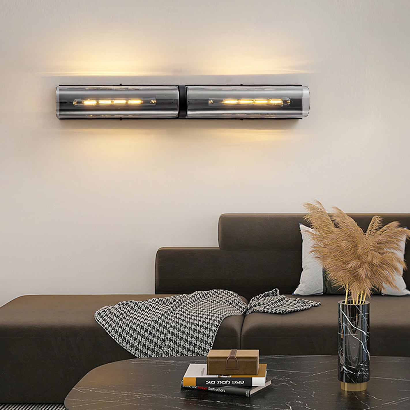 Mailus Modern Wall Light - Sleek Indoor/Outdoor Sconce for Living Room, Bedroom, Patio & Garden - Energy Efficient LED Wall Lighting Fixture