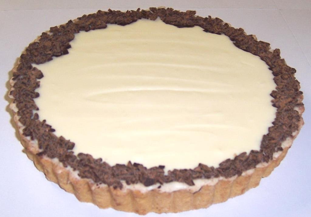 Scott's Cakes Chocolate Fudge Tart with Cherry Filling & White Chocolate Topping | Gourmet Dessert for Parties, Holidays & Special Occasions