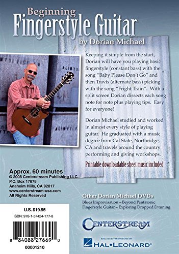 Best Beginner Fingerstyle Guitar for Acoustic Players - Learn Fingerpicking Techniques & Play Beautiful Melodies - Perfect for Home Practice, Campfires & Live Performances