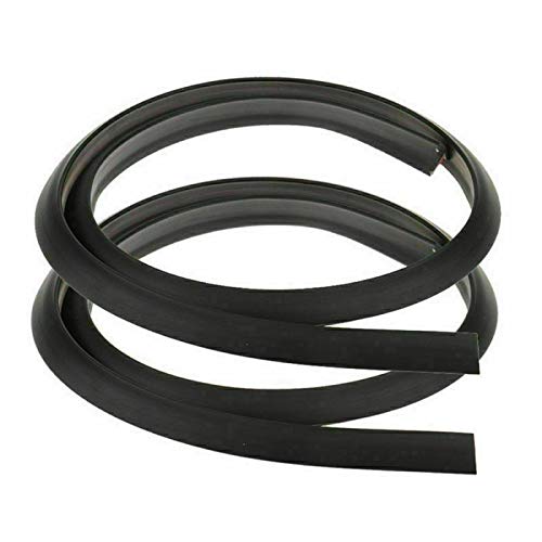 2Pcs Universal Car Wheel Fender Flare Extensions - Black Wheel Arch Trim Eyebrow Shaping for Trucks & SUVs - Durable ABS Plastic for Off-Road & Street Driving Protection