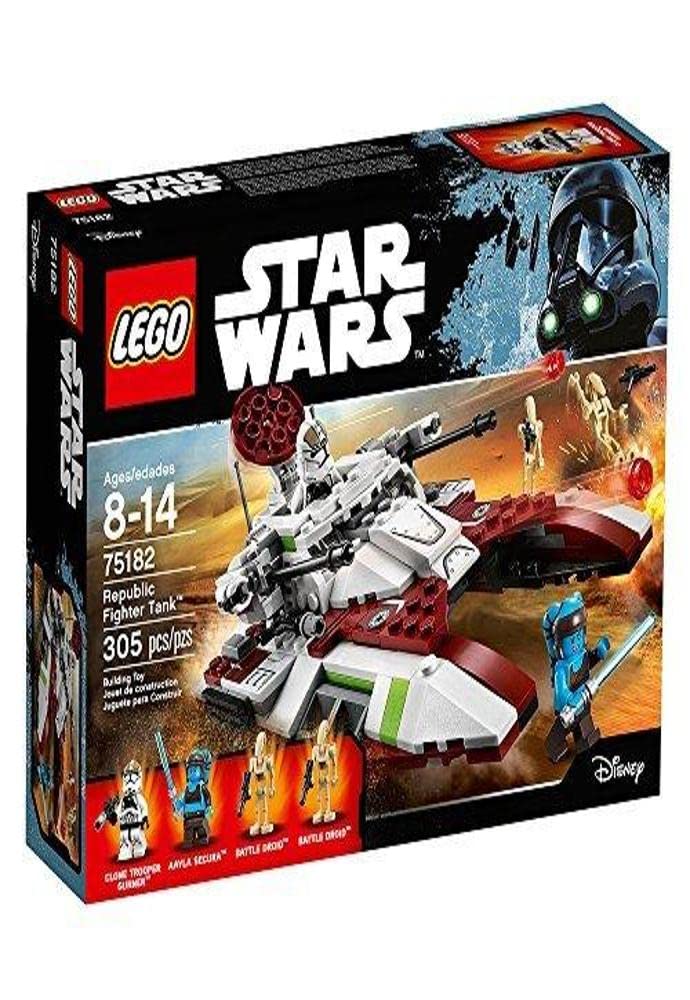 LEGO Star Wars Republic Fighter Tank 75182 Building Kit for Kids Ages 8-14 | 518 Pieces | Creative Construction Toy | Perfect for Star Wars Fans, Birthday Gifts & STEM Learning Activities