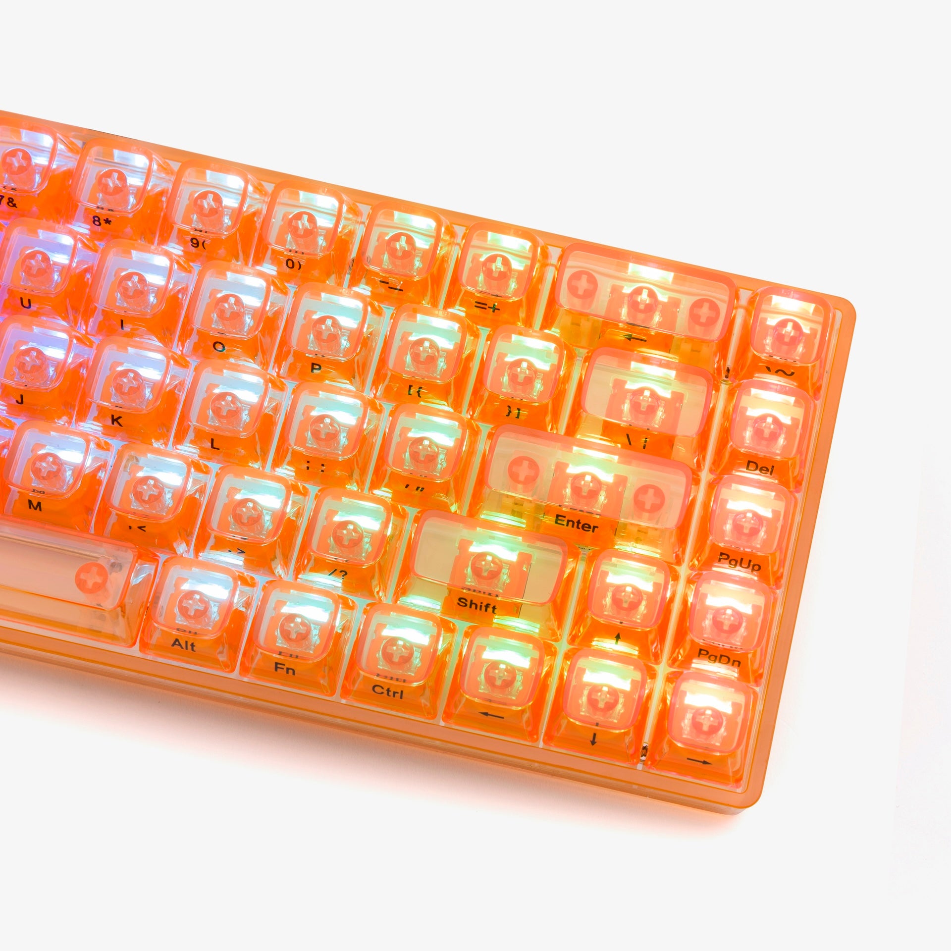 Clear Topaz Basecamp 65 Mechanical Keyboard with Venus Switches - Compact 65% Layout for Gaming & Typing | Perfect for Office Work, Programming & Esports
