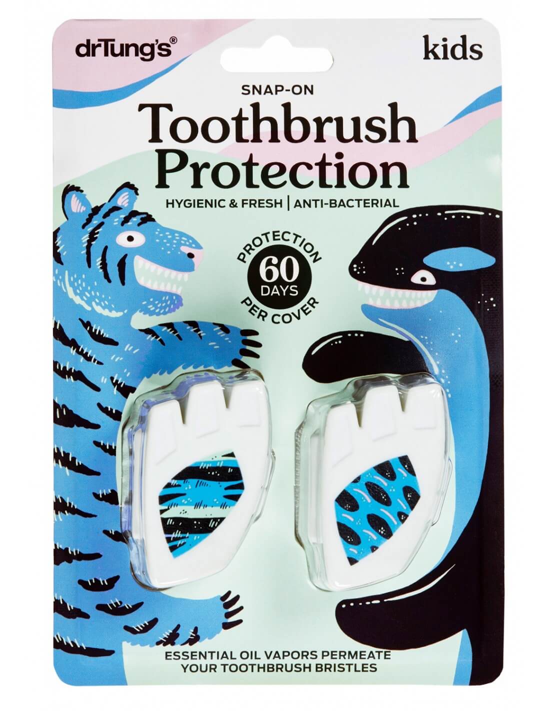 Dr. Tung's Kids Toothbrush - Soft Bristles for Gentle Cleaning, Safe for Children's Teeth - Perfect for Daily Brushing at Home & Travel