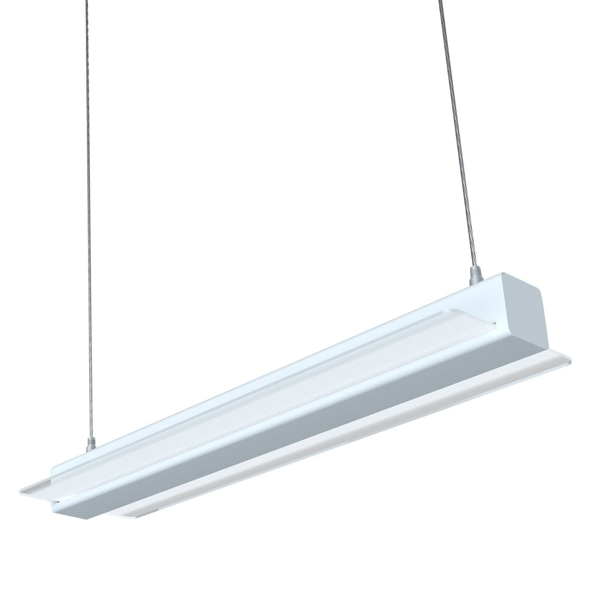 2ft LED Strip Light Fixture 24W, 3300 Lumens, 3000K/3500K/4000K/5000K Color Temperature, 120V-277V - Perfect for Under Cabinet Lighting, Shelf Accents, and Commercial Spaces