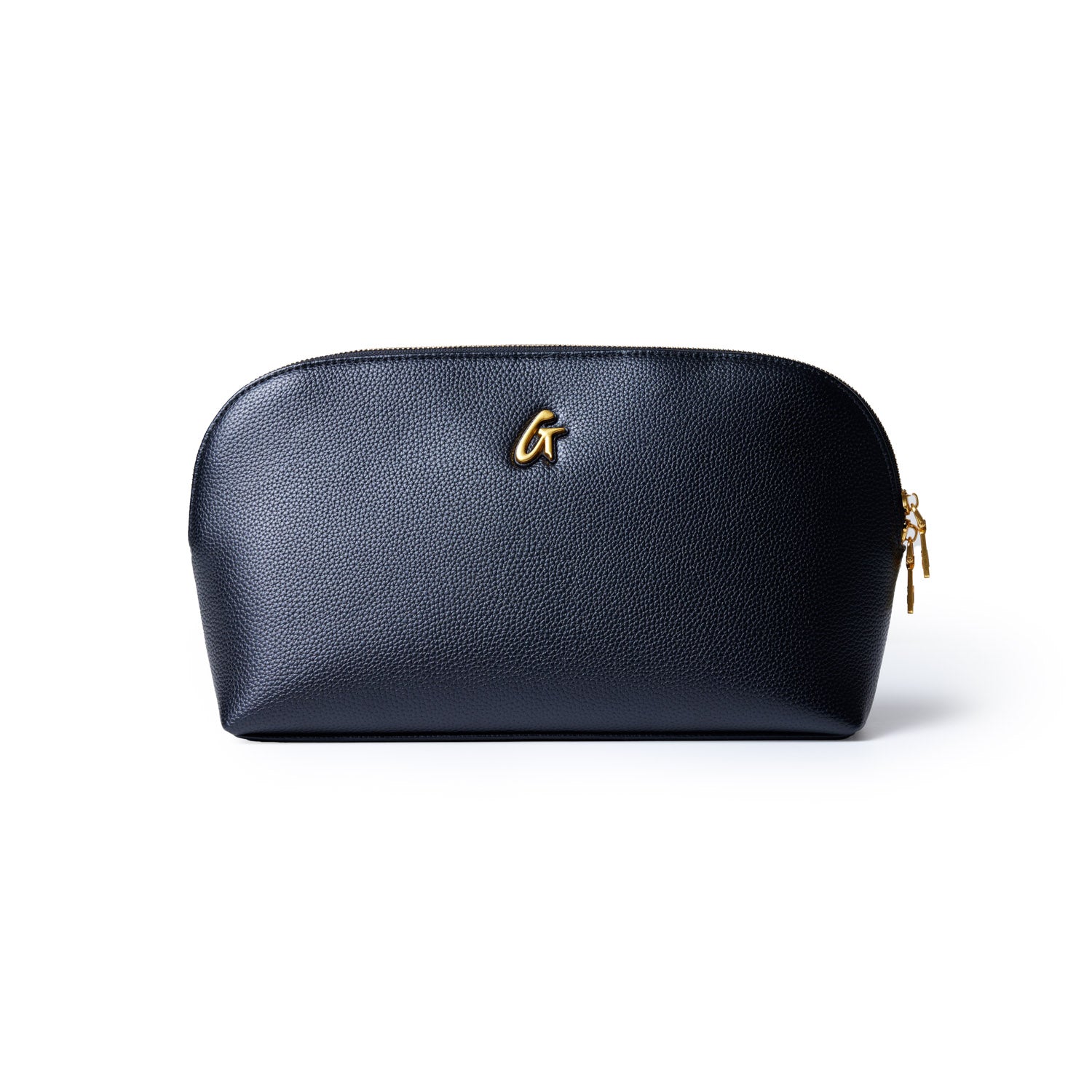 JUMBO PEBBLE COSMETIC POUCH - Large Travel Makeup Bag for Women, Waterproof Black Organizer (Perfect for Travel, Gym & Daily Essentials Storage)