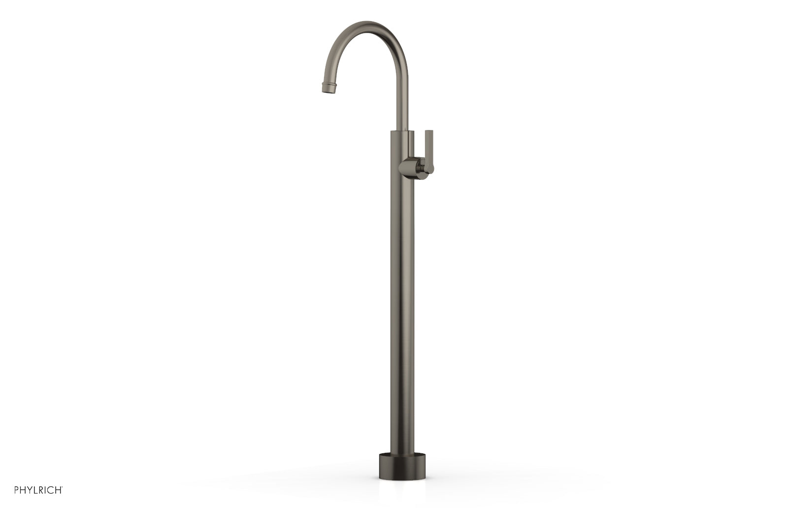 HEX MODERN Tall Floor Mount Tub Filler with Lever Handle 501 47 02 - Premium Bathroom Faucet for Modern & Luxury Bathtub Installations