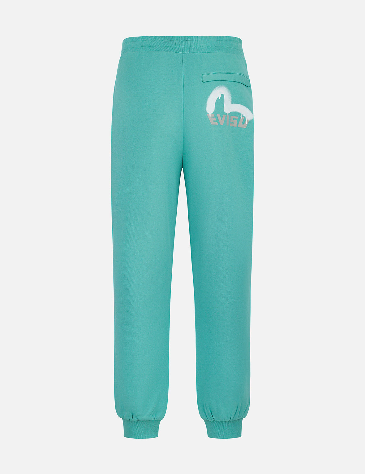 Stylish Spray Dyed Seagull & Logo Print Straight Fit Sweatpants for Men - Comfortable Casual Joggers for Lounge, Gym & Streetwear Fashion