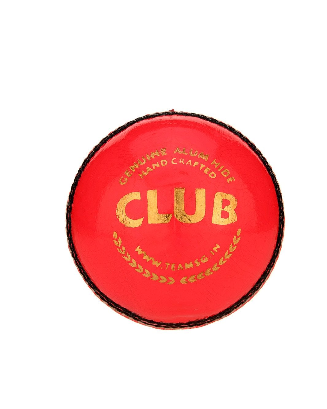 Premium Pink Cricket Leather Ball by SG Club - High-Quality Leather Cricket Ball for Practice & Matches - Perfect for Training, Games & Sports Enthusiasts