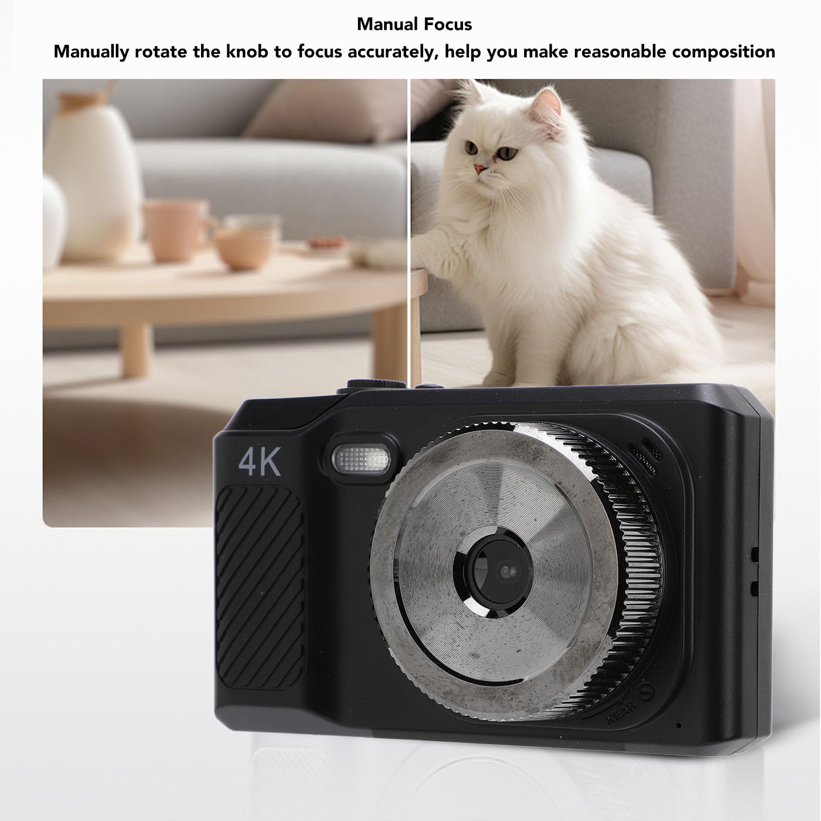 **68MP Digital Camera with FHD 1080P Video, 16x Zoom & 2.7