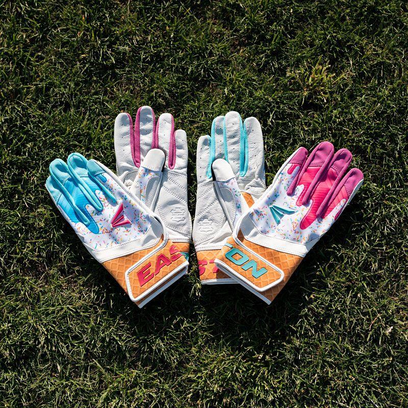 Easton Walk Off Ethos Sugar Rush Baseball Batting Gloves - Youth & Adult Hitting Gloves for Baseball & Softball - Perfect for Training, Games & Practice Sessions
