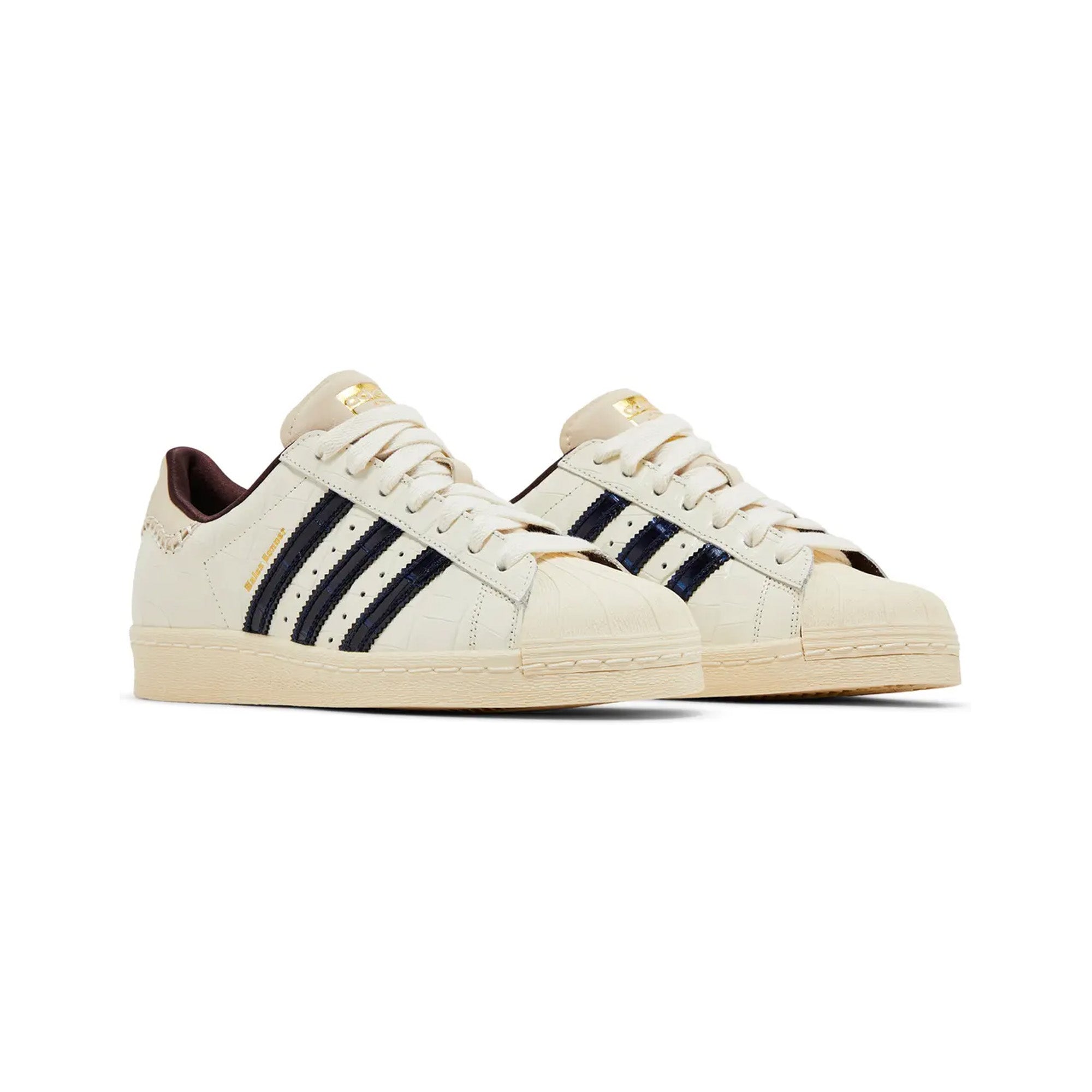 Adidas Superstar Wales Bonner 'White Croc' Sneakers 2024 - Limited Edition White Crocodile Embossed Leather Shoes for Men & Women - Perfect for Streetwear, Casual Outfits and Fashion Collectors