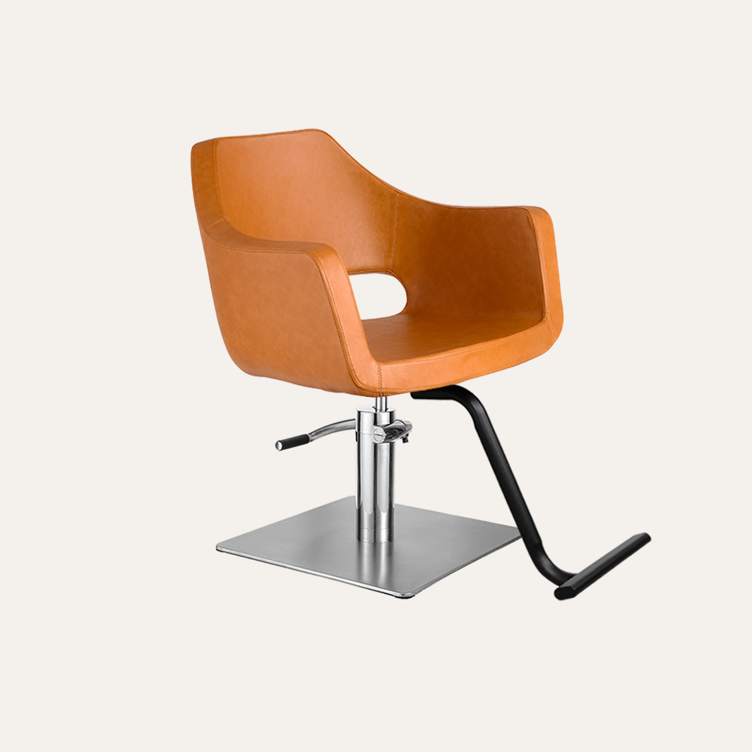Vera Salon Chair - Professional Hydraulic Styling Chair for Hairdressers & Barbers - Adjustable Height & Swivel Base - Perfect for Salons, Barber Shops & Home Use