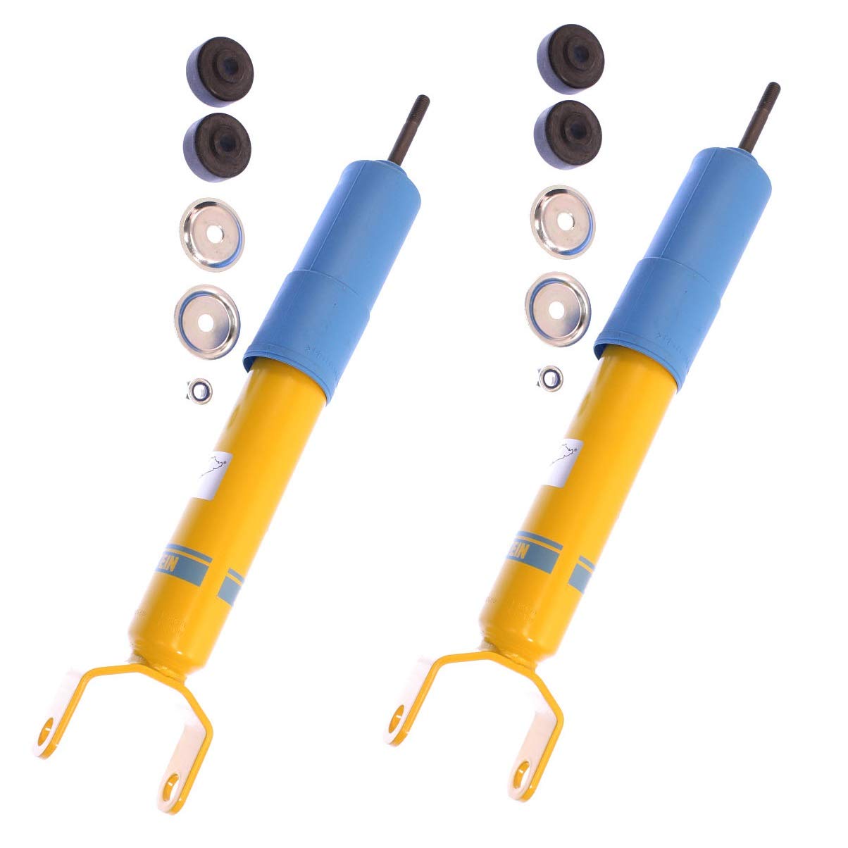 Bilstein B6 Performance Rear Shock Absorbers Pair Set of 2 for Chevy Corvette - Smooth Ride & Enhanced Handling for Sports Cars & High-Performance Driving