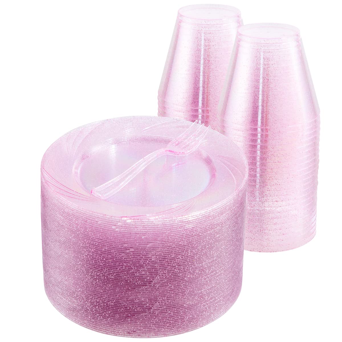 100-Pack Pink 6.5