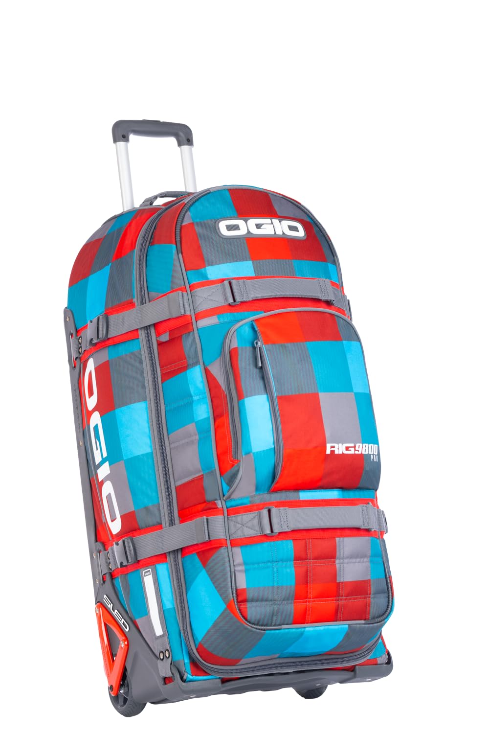 OGIO Rig 9800 Pro Wheeled Gear Bag With Boot Bag LE Blockade Red - Durable Travel Luggage for Golf Clubs, Sports Equipment & Work Tools - Perfect for Air Travel, Gym Storage & Outdoor Adventures