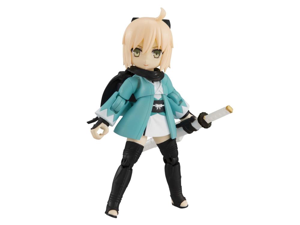 Desktop Army Fate/Grand Order No.3 Tamamo Musashi Okita Action Figure Set - 3-Piece Collectible Anime Trading Figures for Display & Gaming Scenes