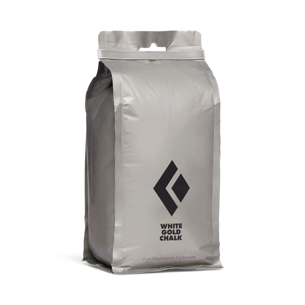 Premium Black Diamond 200g Loose White Gold Chalk for Rock Climbing, Gymnastics & Weightlifting | High-Grip Magnesium Carbonate Chalk Powder