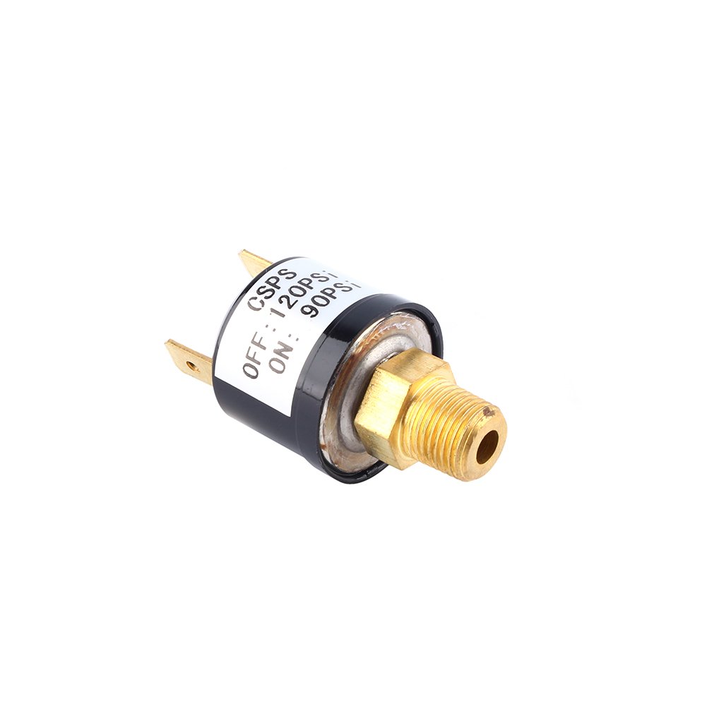 Heavy Duty Air Compressor Pressure Switch 90-120 PSI - Industrial Air Pressure Control Valve for Pneumatic Tools & HVAC Systems