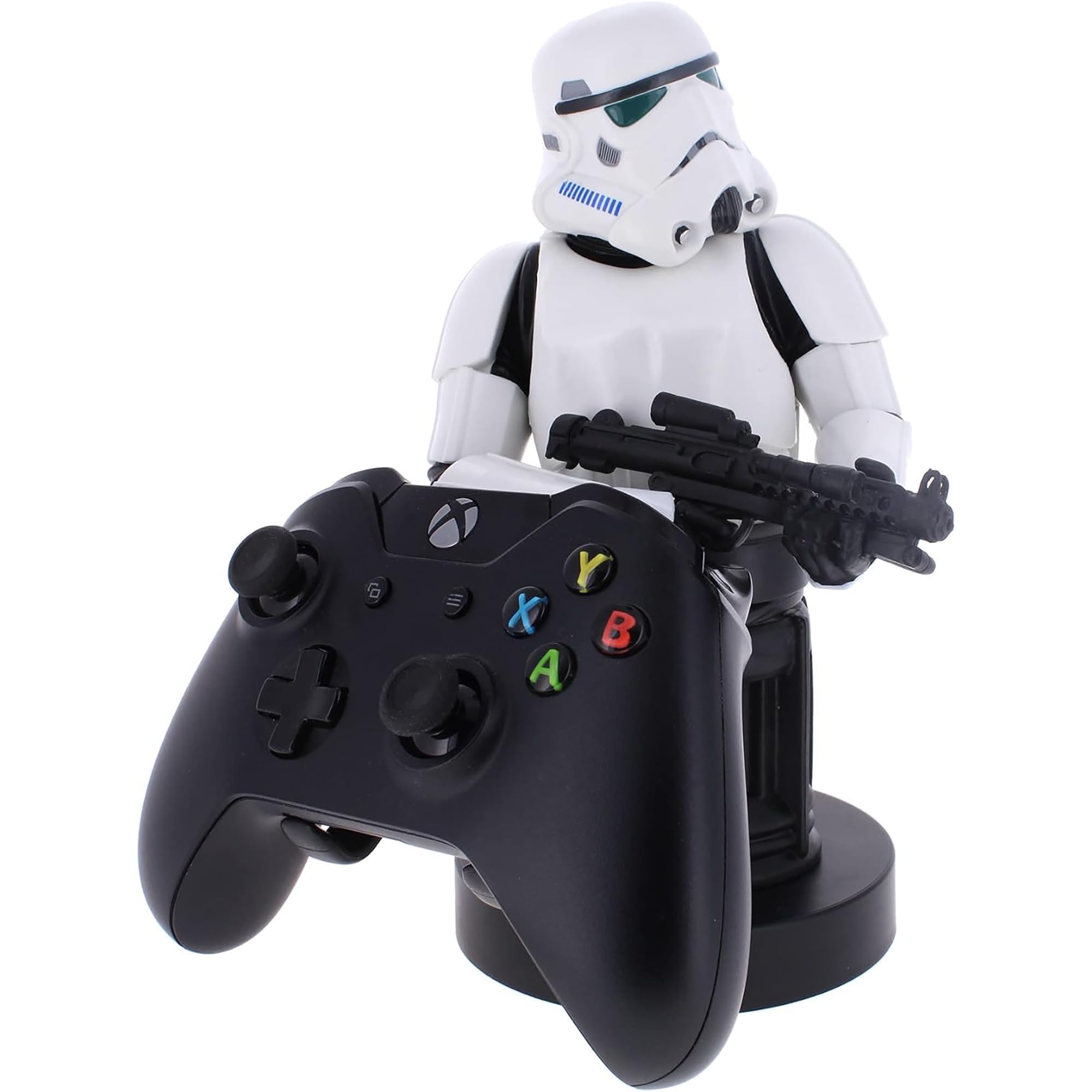 Star Wars The Mandalorian Imperial Stormtrooper Phone & Gaming Controller Holder - Officially Licensed Cable Guys Device Stand for iPhone, Android, PS5, Xbox | Perfect for Gaming Setup & Desk Organization