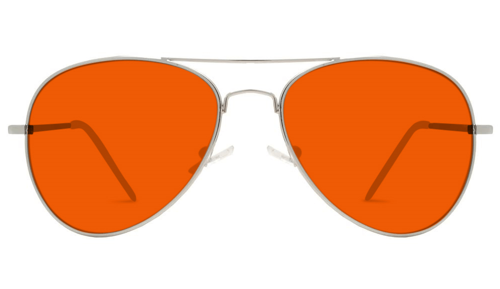 NightFall Aviator Blue Light Blocking Glasses for Men & Women - UV Protection, Anti Eyestrain, Sleep Aid - Perfect for Gaming, Computer Work & Night Driving