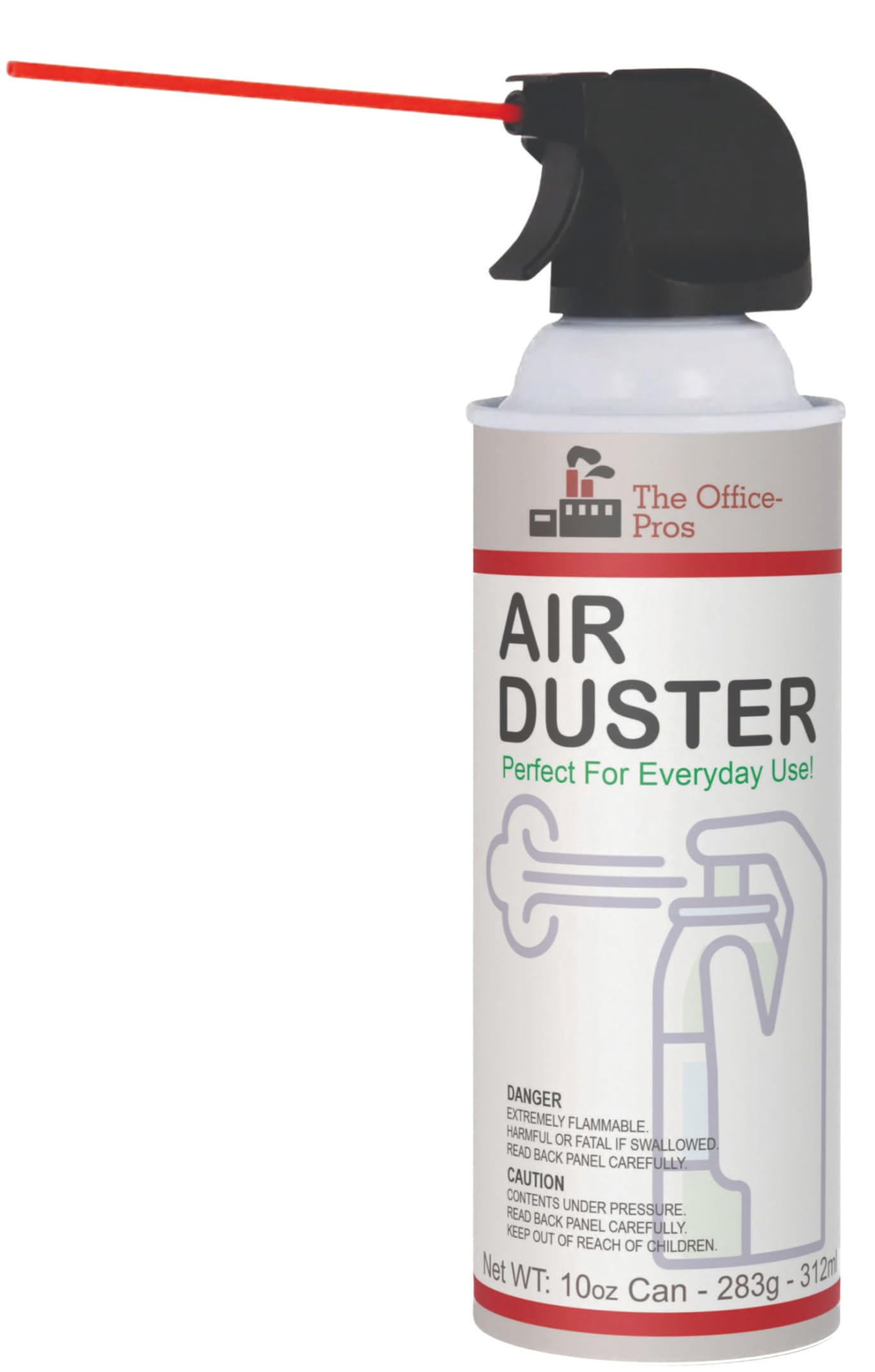 Compressed Air Duster for Electronics - 10oz Can (Pack of 4) - Safe for Computers, Keyboards & Office Equipment - Ideal for Dust Removal in Home, Office & Workshop