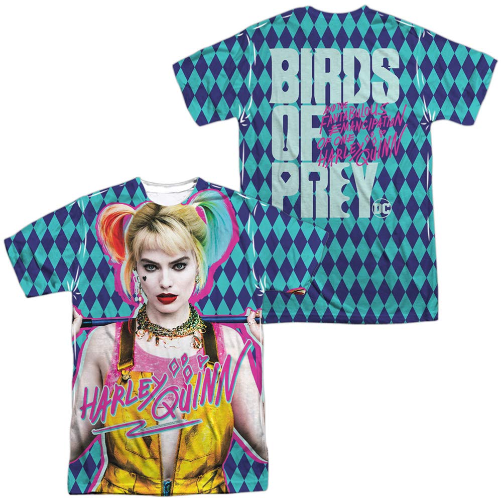 Birds of Prey Emancipation Graphic T-Shirt - Unisex Sublimated Tee for Men & Women | Casual Wear, Cosplay, Superhero Fan Apparel
