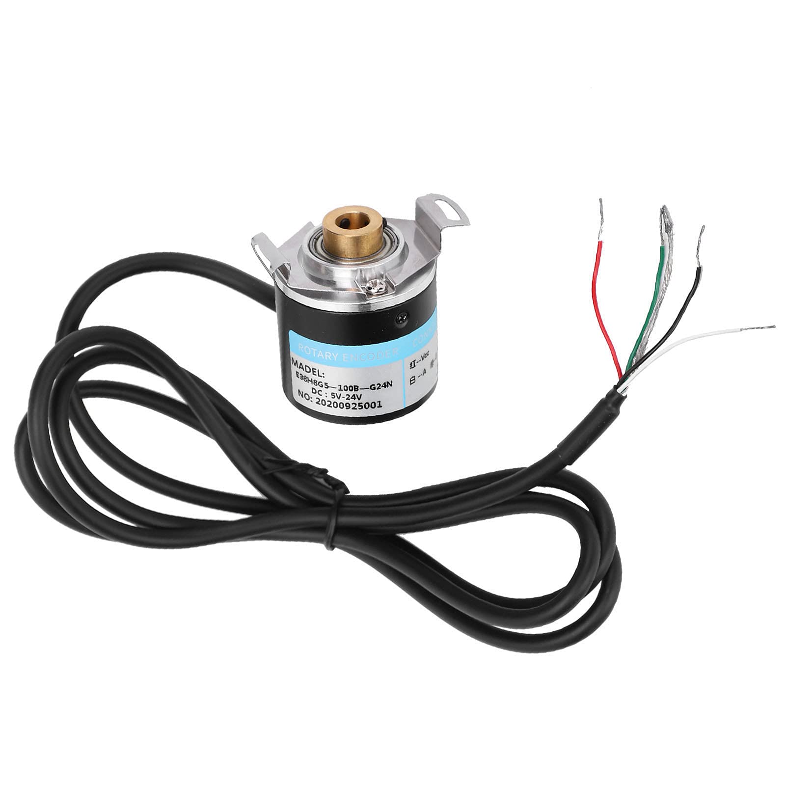 Fafeicy AB 2-Phase Encoder | DC 5-24V Hollow Shaft Rotary Encoder | 6-8mm AB 2 Phase Quadrature Encoder for Office Automation & Industrial Engineering (100B) | Perfect for CNC Machines, Robotics & Motion Control Systems