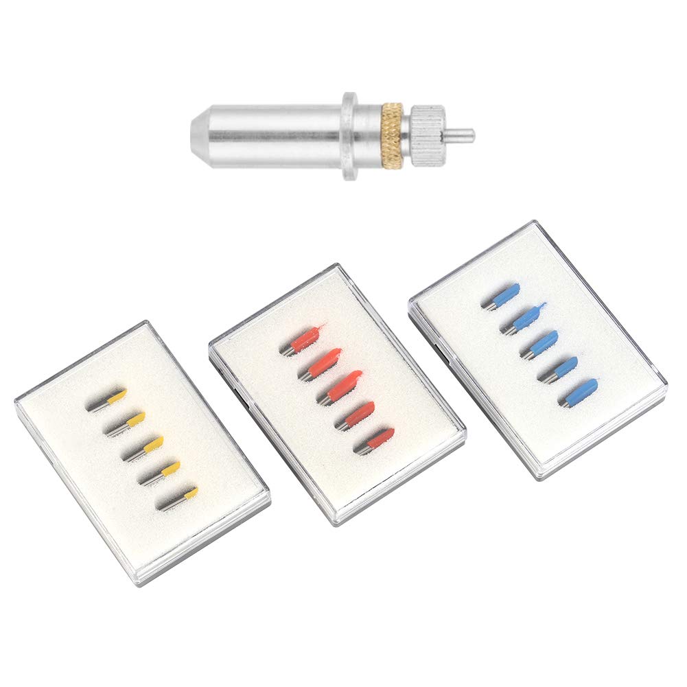 Ginorgee Plotter Blades - 15pcs 30° 45° 60° Replacement Blades for Roland GCC Vinyl Cutting Plotters | Perfect for Sign Making, Decals & Craft Projects