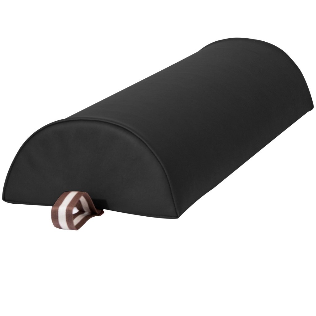 Master Massage Large 6-Inch Semi Round Yoga Bolster Pillow for Back Support, Meditation & Relaxation - Perfect for Yoga, Physical Therapy & Home Comfort