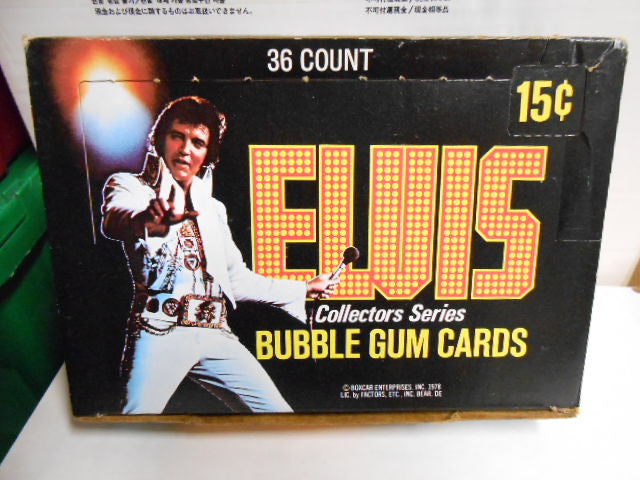 Elvis Presley Rare Trading Cards - 36 Packs Collector's Box (1978 Edition) - Perfect for Vintage Collectors & Music Memorabilia Enthusiasts