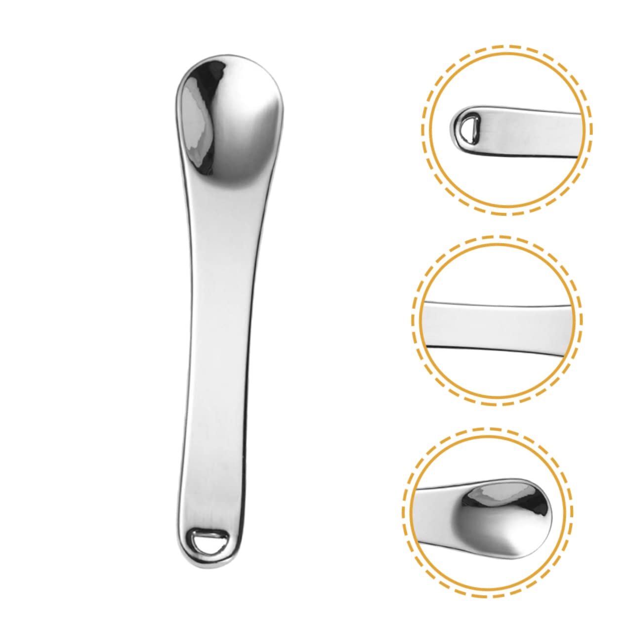 Gatuida 5-Piece Refillable Sunscreen Dispenser Set - Zinc Alloy Silver Cosmetic Spatulas for Creams & Skincare Products | Perfect for Travel, Salon Use & Daily Beauty Routine