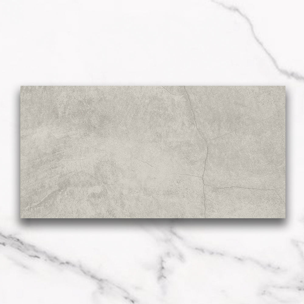Premium Key West Grey 300x600mm Matte Porcelain Tile - Durable Ceramic Floor & Wall Tile for Bathroom, Kitchen & Living Room Renovations
