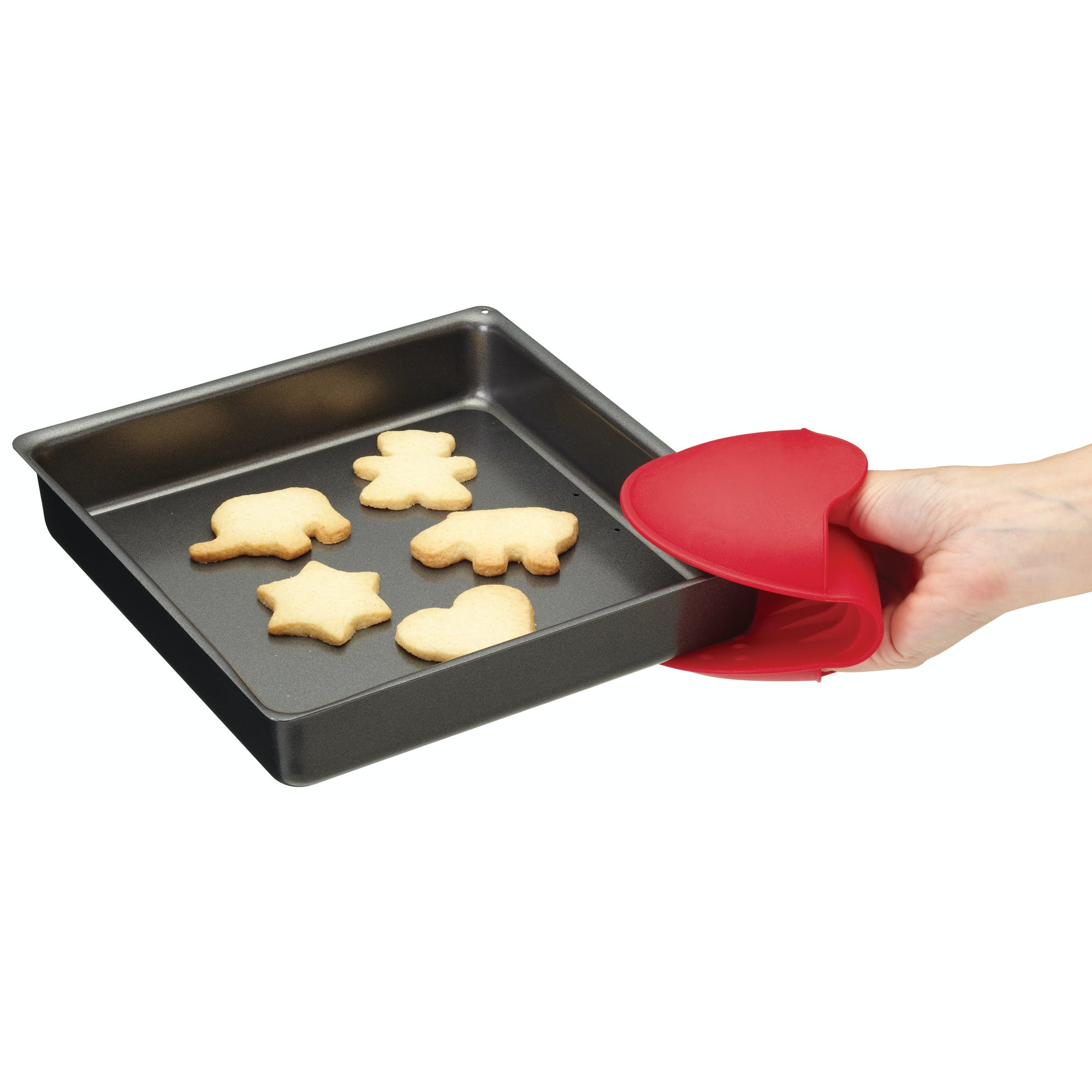 Non-Slip Silicone Grab Mitt for Kitchen - Heat Resistant Oven Gloves for Baking, Cooking & Grilling - Perfect for Handling Hot Pans, Pots & Dishes