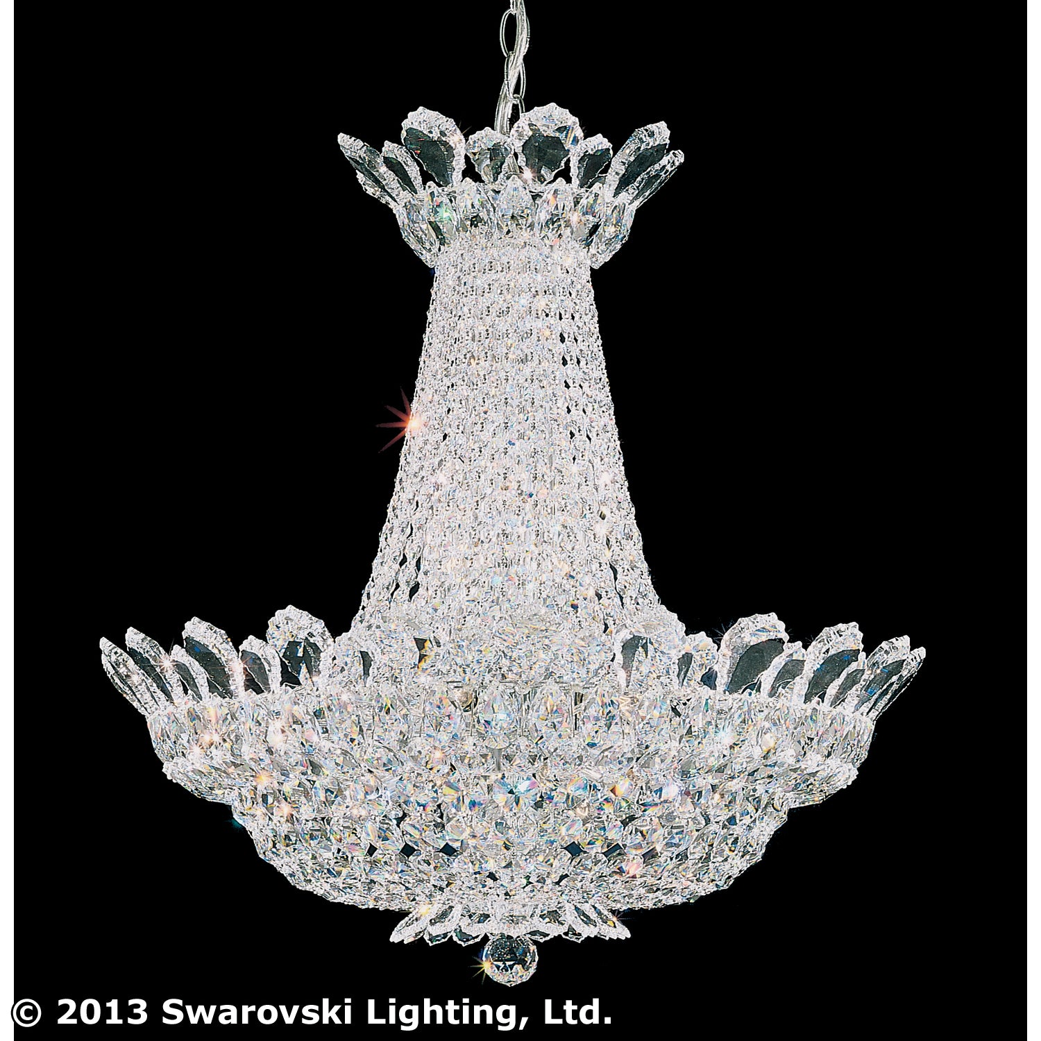 24-Light Crystal Chandelier for Dining Room - Elegant Modern Ceiling Light Fixture with LED Bulbs for Home Decor, Living Room, Bedroom, and Wedding Venue Lighting