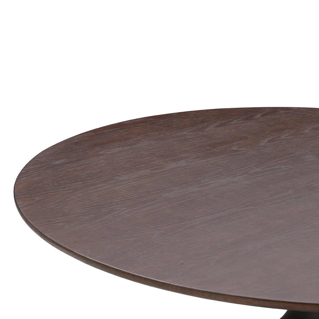 Modern Round Coin Dining Table - Elegant Metal Base & Tempered Glass Top for Kitchen, Dining Room, or Breakfast Nook - Perfect for Small Spaces & Contemporary Home Decor