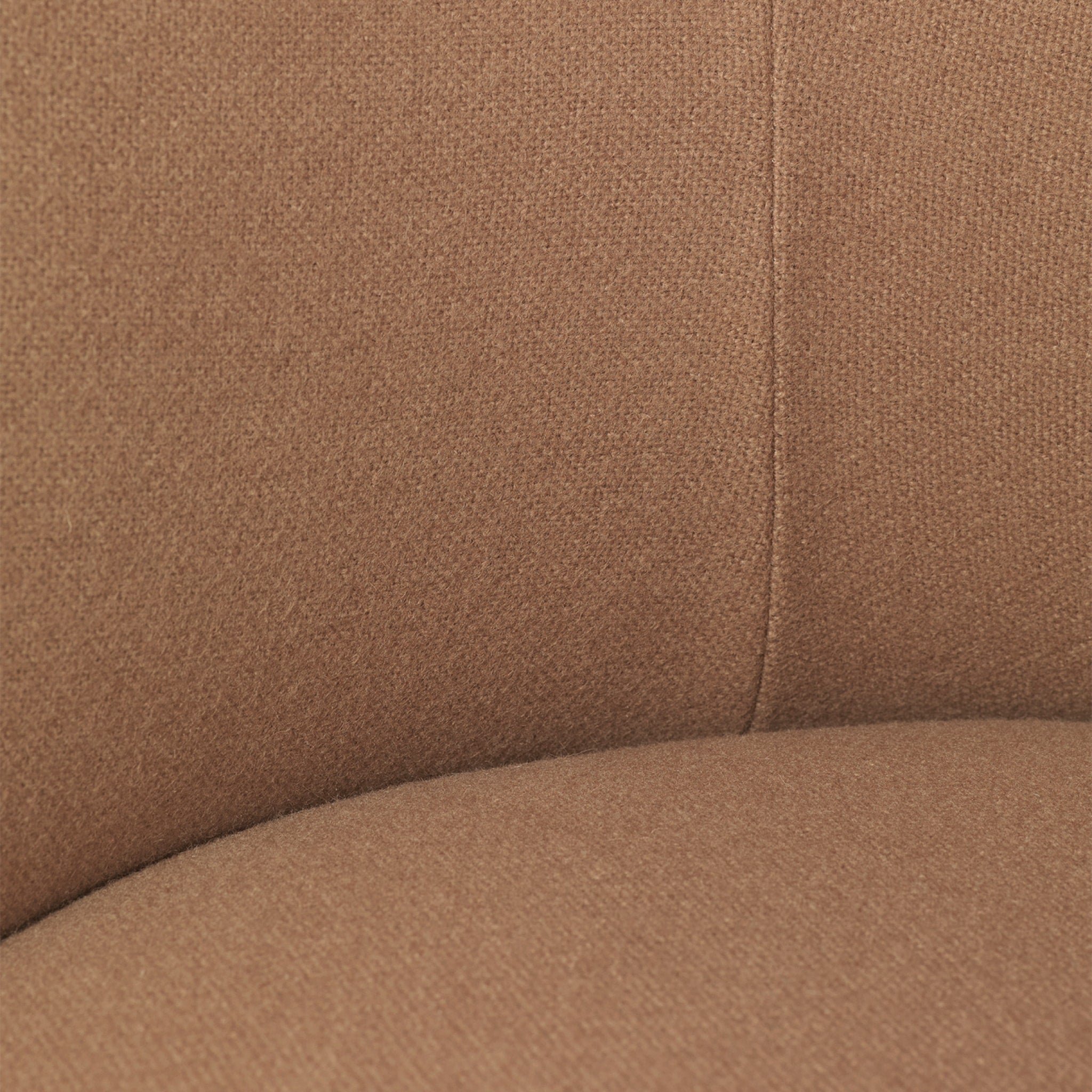 FERM LIVING Rico Lounge Chair Swivel - Modern Tan Leather Recliner with 360° Rotation | Perfect for Living Room, Office & Reading Nook