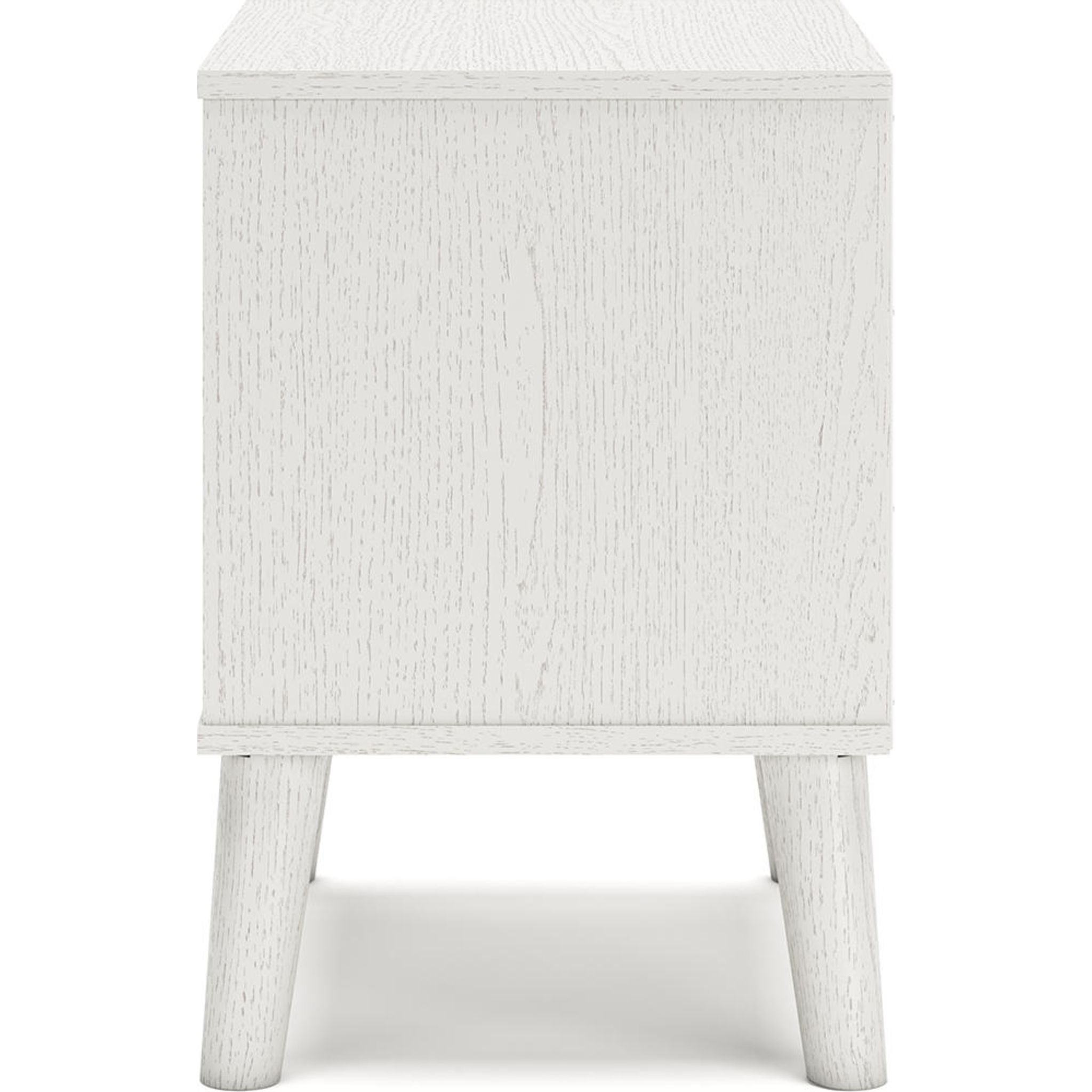 Aprilyn White Nightstand - Modern Bedside Table for Bedroom, Living Room & Guest Room - Stylish & Functional Storage Furniture